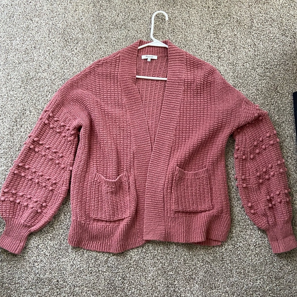 Madewell bobble cardigan sweater